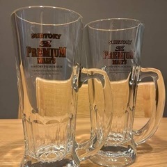 未使用品　プレミアムモルツ　ジョッキ　2つ