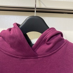 フード付きロング丈スウェットの画像