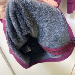 フード付きロング丈スウェットの画像