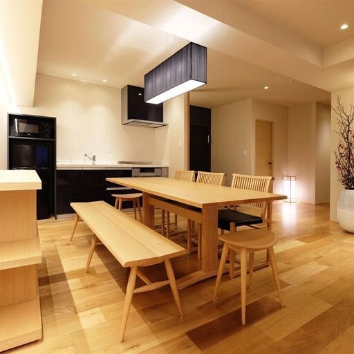 柏木工】ダイニングテーブル・ベンチ 【高山ウッドワークス】アーム