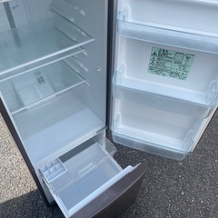 北九州市内配送無料　保証付き パナソニック Panasonic 冷蔵庫(168L 右開き) 2ドア マホガニーブラウン NR-B178W-Tの画像