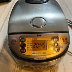 🍎象印 炊飯器 IH式 5.5合炊き ステンレス NP-HF10...
