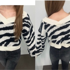 2way✨✨ゼブラのニット🦓の画像