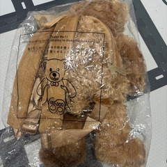 ダイソー　クマ　テディベア　リュックの画像