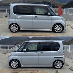 ⭐️コミコミ価格⭐️★車検令和7年6月まで★低走行★ワンオーナー★車高調★タントカスタムRS★の画像