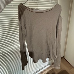 レディース 長袖 肩あき トップス Ｆサイズ 