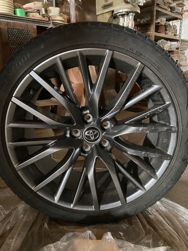 レクサス 20系　RXFスポーツ  純正ホイール20インチ 8J+30 5H114.3 4本トヨタセンターキャップ付き　アル／ヴェル／プリウス/ハリアー流用