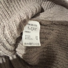 ニットワンピース スクエアネック ミニ丈 Mサイズの画像