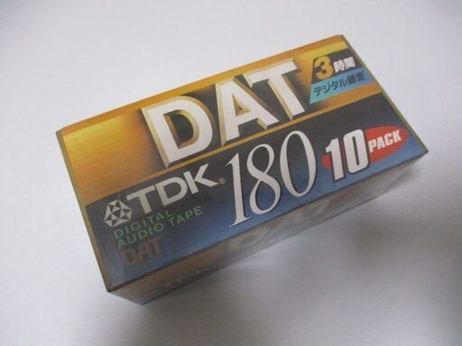 G∝20 DATテープ TDK DAT DA-R180×10S 180分 3時間 未開封品 検：オーディオ機器 記録媒体 未使用品