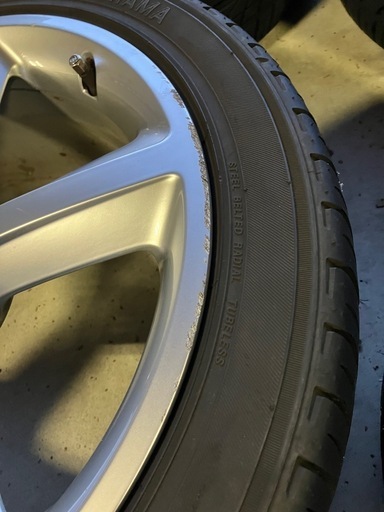 タイヤ(YOKOHAMA) 、 Audi純正ホイールセット