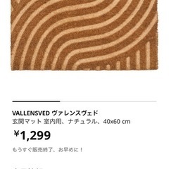 ikea カーペット　ラグ　玄関マット 