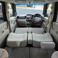低走行7万キロ台☆月々1.1万円〜分割払い可❗️ 車検2年付き！【名義変更代込み】大人気☆ホンダ N-BOX☆ステアリングスイッチ付き☆Bluetooth対応ナビ付き☆走行中DVD見れます☆ETC付き☆便利なバックカメラ付き☆電動スライドドア☆ドラレコ付き☆スマートキー☆フルオートエアコン☆そのまま乗って帰れます❗️の画像