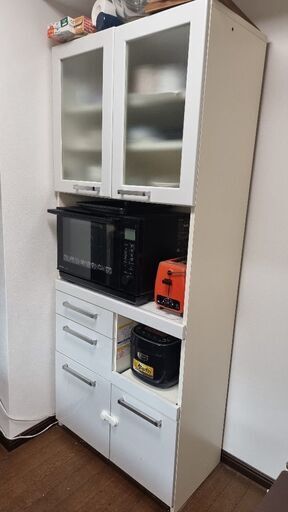 パモウナ キッチンボード ホワイト