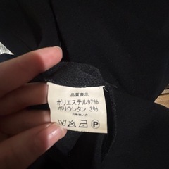 ノースリーブ ワンピース ブラック フリーサイズの画像