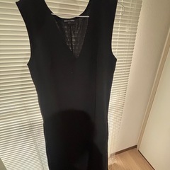 ノースリーブ ワンピース ブラック フリーサイズ