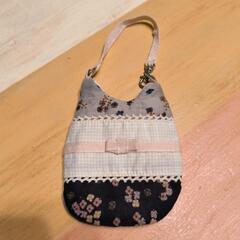 エコバッグ、鍵入れ　ミニポーチ③花柄　ハンドメイド