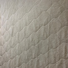 ニトリ　敷きパッド　アイボリー　ダブル　ふわふわ　置くだけ敷きパッドの画像