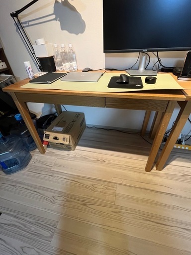 無印良品 木製デスク オーク材