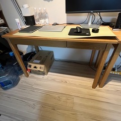 無印良品 木製デスク オーク材 
