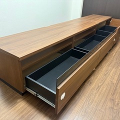 【お取引決定】日本製テレビボード TV台 ローボード テレビラック240㎝ の画像