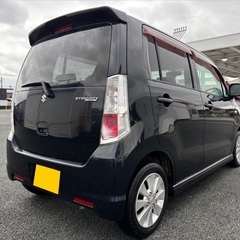 Bluetoothナビ付き☆月々8千円〜分割払い可‼️ 車検2年付き！【名義変更代込み】☆スズキ ワゴンRスティングレー☆Bluetoothナビ付き☆走行中DVD見れます☆プッシュスタート☆ドライブレコーダー付きのフル装備☆純正アルミ☆そのまま乗って帰れます！の画像