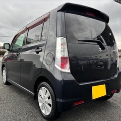 Bluetoothナビ付き☆月々8千円〜分割払い可‼️ 車検2年付き！【名義変更代込み】☆スズキ ワゴンRスティングレー☆Bluetoothナビ付き☆走行中DVD見れます☆プッシュスタート☆ドライブレコーダー付きのフル装備☆純正アルミ☆そのまま乗って帰れます！の画像
