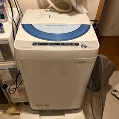 【取引決定済】洗濯機　5.5キロ　節水タイプの画像
