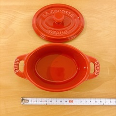 staub ストウブ 赤　2セット　ペアの画像