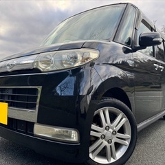 快適なターボ❗️月々9千円〜分割可❗️車検2年付き！【名義変更代込み】広い車内！大人気‼️ダイハツ タントカスタム☆Bluetoothナビ付き☆走行中DVD見れます☆ETC付き☆純正アルミ☆事故修復歴無し☆電動スライドドア☆ドライブレコーダー☆そのまま乗って帰れます！の画像