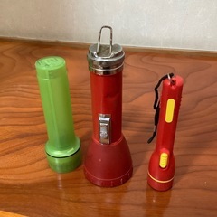 レトロ　懐中電灯の画像