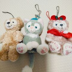 ディズニー ぬいぐるみストラップセット