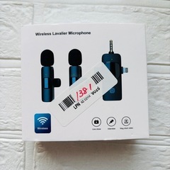 【開封済み】ピンマイク ワイヤレス iPhone/iPad/Type-C 3.5mm対応の画像