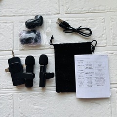 【開封済み】ピンマイク ワイヤレス iPhone/iPad/Type-C 3.5mm対応の画像