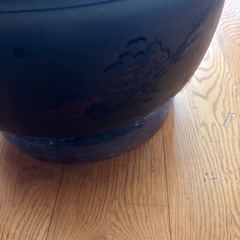 囲炉裏　火鉢　灰ありの画像