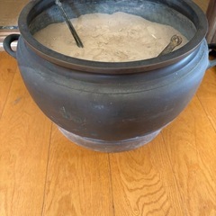 囲炉裏　火鉢　灰ありの画像