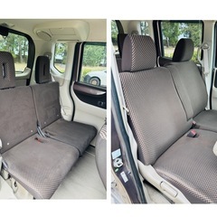H24 NBOX+カスタムGL/Bカメ/ナビ/車検7年6月/ホワイト‎とブラウンの可愛い2トーンカラー/お急ぎではない方の画像