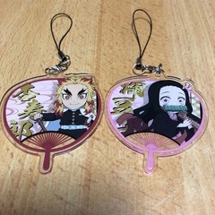 煉獄さんと禰󠄀豆子のアクリルキーホルダー