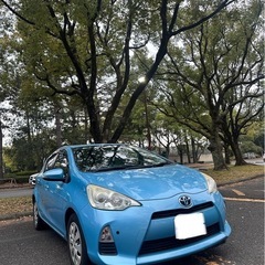 ハイブリッド　トヨタ　アクア　Sグレード 早期取り引き値下げ可能！