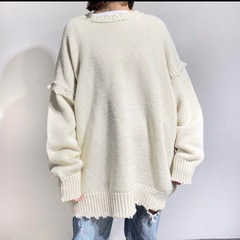 3wayマルチニット　ホワイトの画像