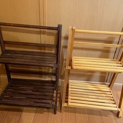 飾り棚　棚　コンパクト　折り畳み