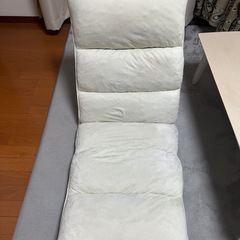 🌟値下OK🌟座椅子＊ホワイト＊折りたたみ