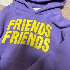 FRIENDS ロゴパーカー パープル キッズの画像