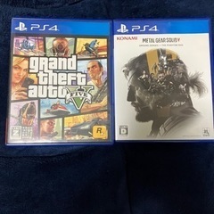 ps4 ソフト　GTA5 MGS5 