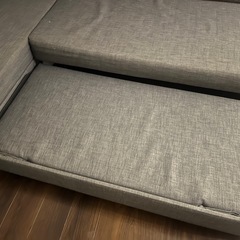IKEA ソファーベッド　グレーの画像