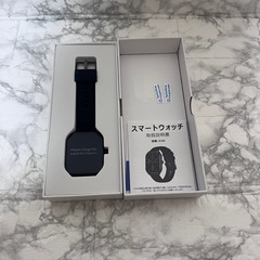 【新品未使用】スマートウォッチ　黒の画像
