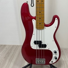 美品1オーナー FENDER JAPAN PRECISION BASS プレシジョンベース PB57-70US フェンダージャパン アルダーボディキャンディアップルレッドの画像