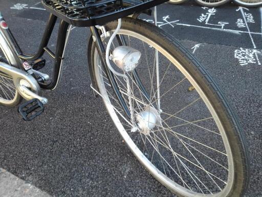中古自転車3313 前後タイヤ新品！ パナソニック 27インチ