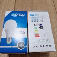 亜麻布シェード付きナイトスタンドランプ、LED電球付【PSE認証済】の画像