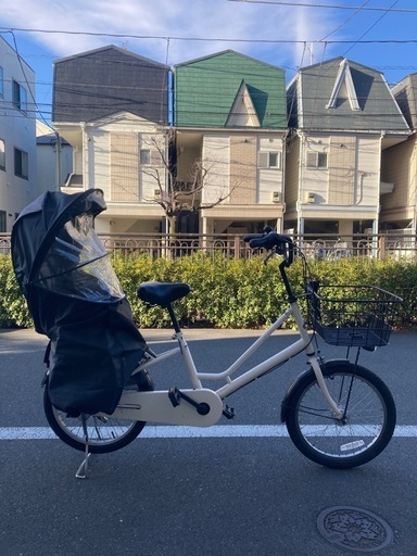 チャイルドシート付き自転車