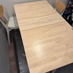 【画像更新】IKEA折りたたみダイニングテーブル＋IKEAチェア2脚の画像